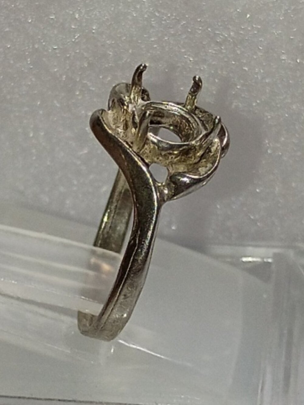 Set of 3 Solid Sterling Silver 6mm Round Ring Castings - Picture 4 of 10